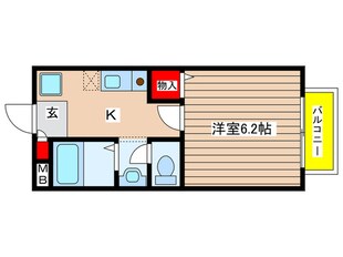 ヒルズ北屋敷の物件間取画像